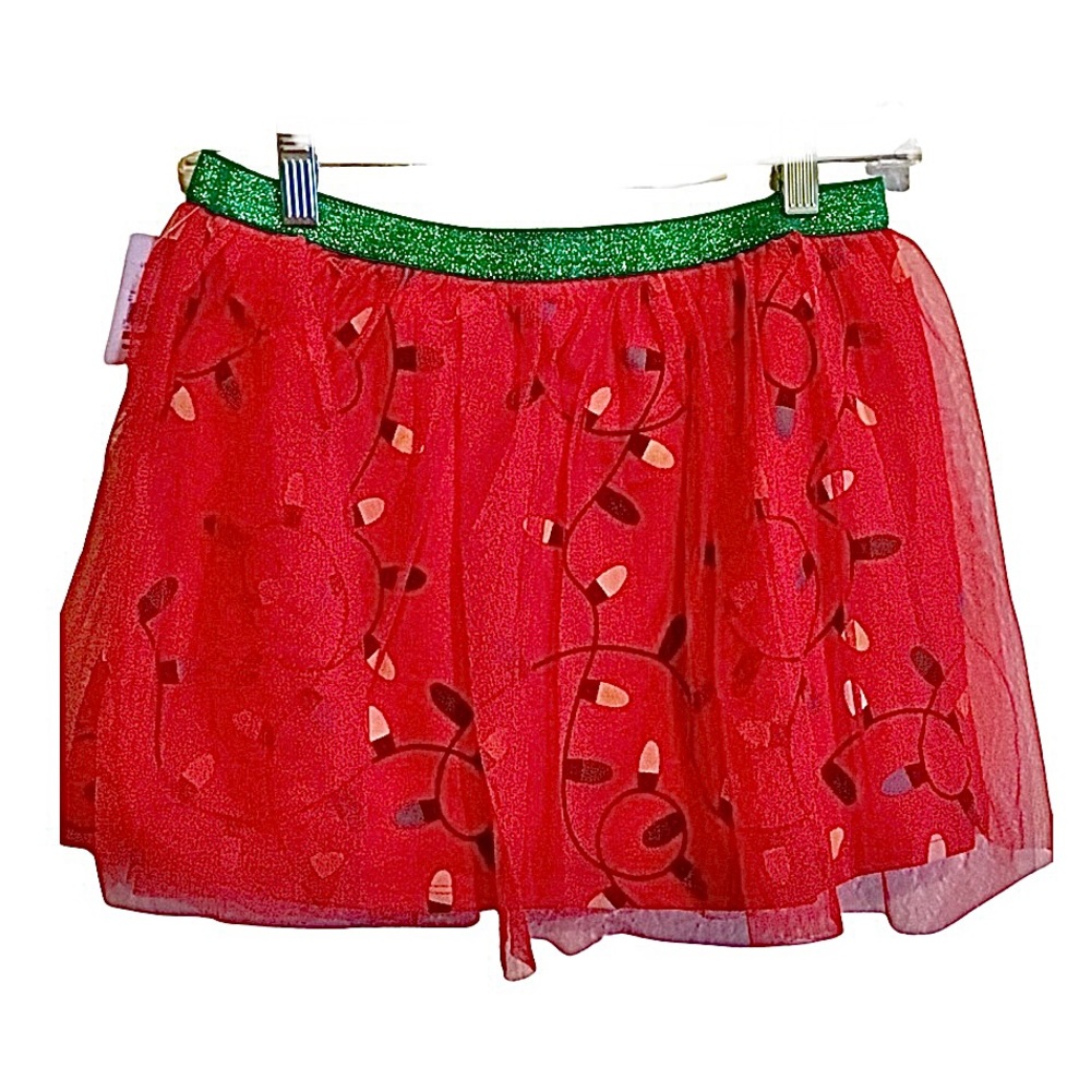 NWT Christmas Holiday tulle mini skirt
